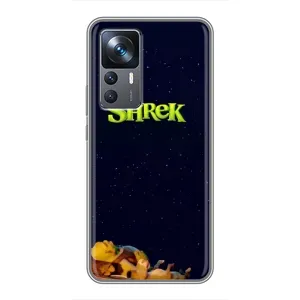 Чехол с мультфильмом Шрек на Xiaomi 12T (Отдыхающий Шрек)