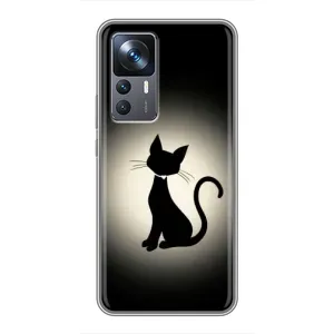 Чохол з принтом «Силует котика» для Xiaomi 12T