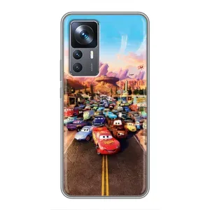 Силиконовый чехол Маквин для Xiaomi 12T (Тачки на трассе)