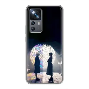 Чехлы Венсдей на Xiaomi 12T Уэнсдей (AlphaPrint) (Уэнздей и Инид)