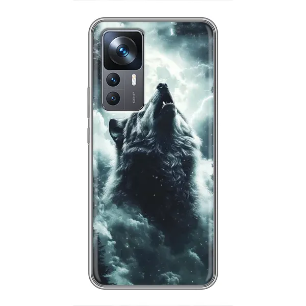 Чохол з принтом «Вовк у хмарах» для Xiaomi 12T Чохол з принтом «Вовк у хмарах» для Xiaomi 12T