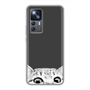Чехол с принтом «Выглядывает кот» для Xiaomi 12T