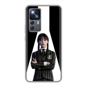 Чехлы Венсдей на Xiaomi 12T Уэнсдей (AlphaPrint) (W-Wednesday)