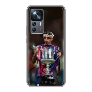 Чохол з футболістом Ламін Ямаль Xiaomi 12T (Ямаль з кубком)