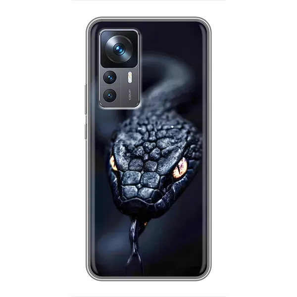 Чохол з принтом «Чорна змія» для Xiaomi 12T Чохол з принтом «Чорна змія» для Xiaomi 12T