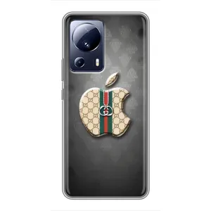 Чехлы ГУЧЧИ для Сяоми 13 Лайт (AlphaPrint) (Apple gucci)
