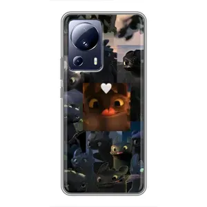 Чохол як приборкати дракона на Xiaomi 13 Lite (Дракон колаж)