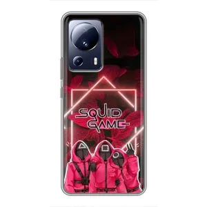 Чохол Гра в кальмара для Xiaomi 13 Lite (Охоронці Гра кальмара)