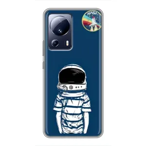 Чехол NASA для Xiaomi 13 Lite (AlphaPrint) (Мальчик в шлеме)