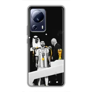 Чохли для Xiaomi 13 Lite (Leo чемпіон) (AlphaPrint) (Мессі коронований)