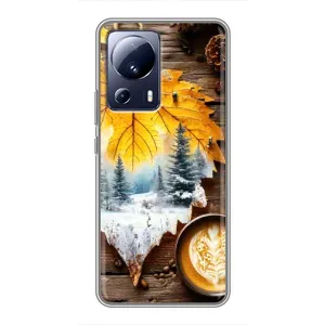 Чохол з принтом «Осінньо-зимова кава» для Xiaomi 13 Lite