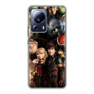 Чохол як приборкати дракона на Xiaomi 13 Lite (Персонажі дракона)
