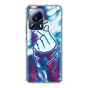 Чохол з принтом «Радужне серце» для Xiaomi 13 Lite