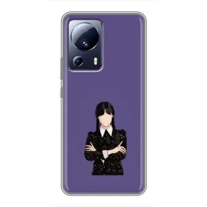 Чохли Венсдей на Xiaomi 13 Lite Уенсдей (AlphaPrint) (Венздей у чорному)