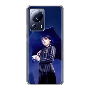 Чохли Венсдей на Xiaomi 13 Lite Уенсдей (AlphaPrint) (Венздей з парасолькою)