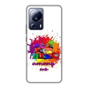 Чехол Амонг Ас для Xiaomi 13 Lite (AlphaPrint) (Яркий АмонгАс)