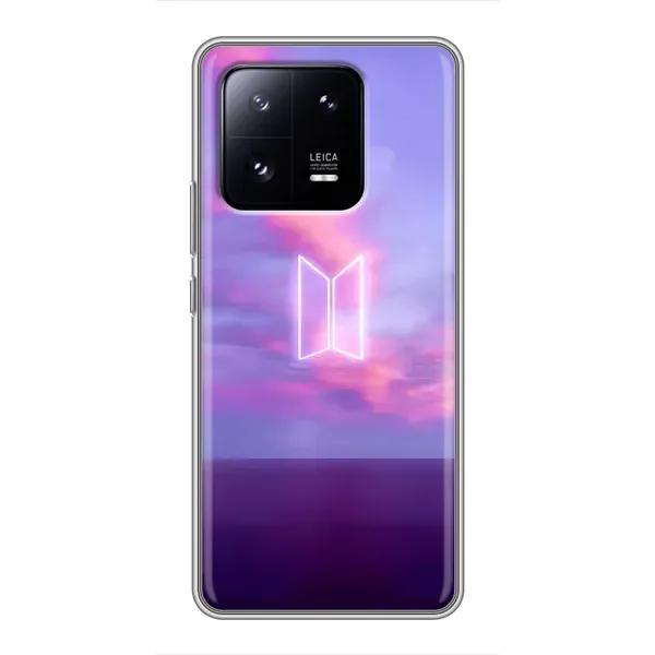 Чохол з принтом «BTS логотип» для Xiaomi 13 Pro Чохол з принтом «BTS логотип» для Xiaomi 13 Pro