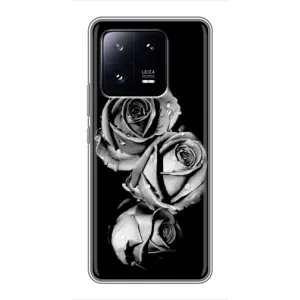 Чохол з принтом «Чорна троянда» для Xiaomi 13 Pro