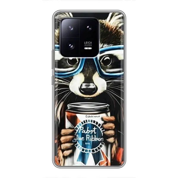 Чохол з принтом «Єнот з банкою» для Xiaomi 13 Pro Чохол з принтом «Єнот з банкою» для Xiaomi 13 Pro