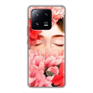 Чехлы (ART) Цветы на Xiaomi 13 Pro (VPrint) (Глаза в цветах)