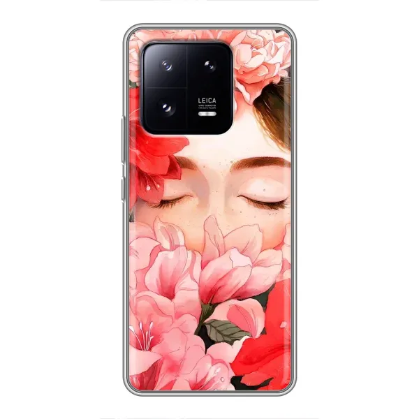 Чохол з принтом «Очі в квітах» для Xiaomi 13 Pro