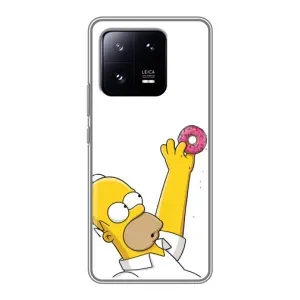 Чjхол з Сімпсонами для Xiaomi 13 Pro (VPrint) (Гомер з пончиком)