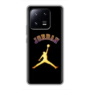 Чехлы для Xiaomi 13 Pro - с картинкой JORDAN (AlphaPrint) (Jordan Gold)