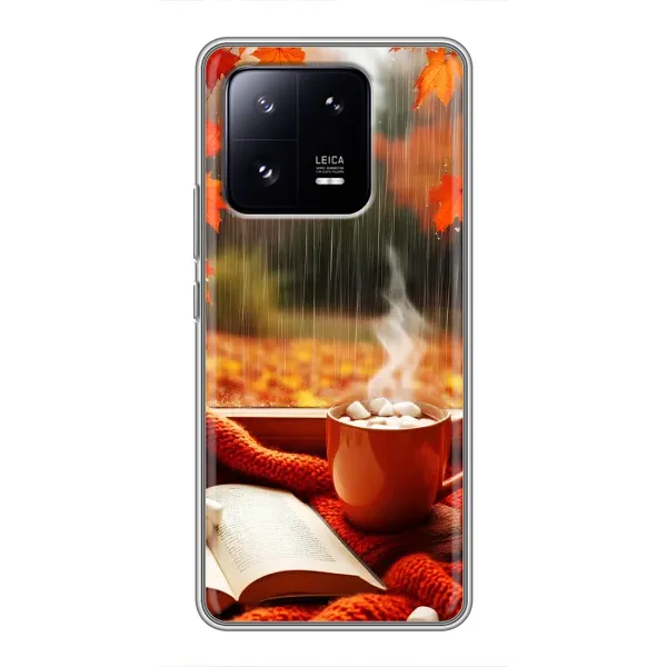 Чехол с принтом «Кофе и дождь» для Xiaomi 13 Pro