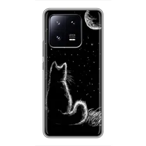 Чохол з принтом для Xiaomi 13 Pro (AlphaPrint) Модні коти