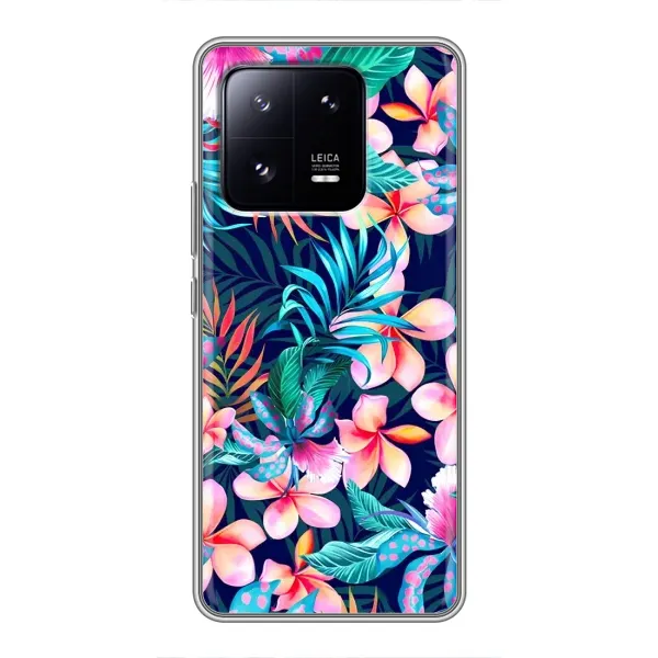 Чохол з принтом «Мальовничі квіти» для Xiaomi 13 Pro