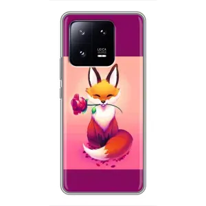 Чохол з принтом «Лиса з трояндою» для Xiaomi 13 Pro