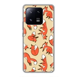 Чохол з принтом «Лисички» для Xiaomi 13 Pro