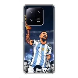 Чохли для Xiaomi 13 Pro (Leo чемпіон) (AlphaPrint) (Мессі з кубком)