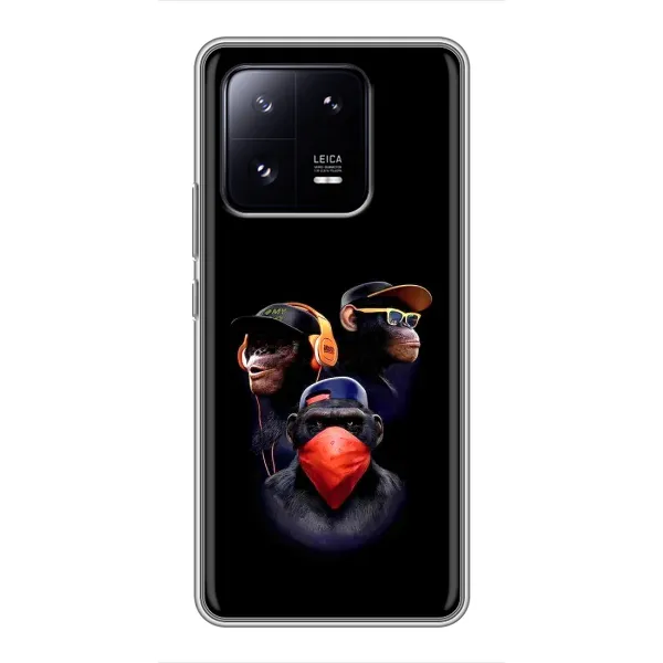 Чохол з принтом «Три мавпи» для Xiaomi 13 Pro Чохол з принтом «Три мавпи» для Xiaomi 13 Pro