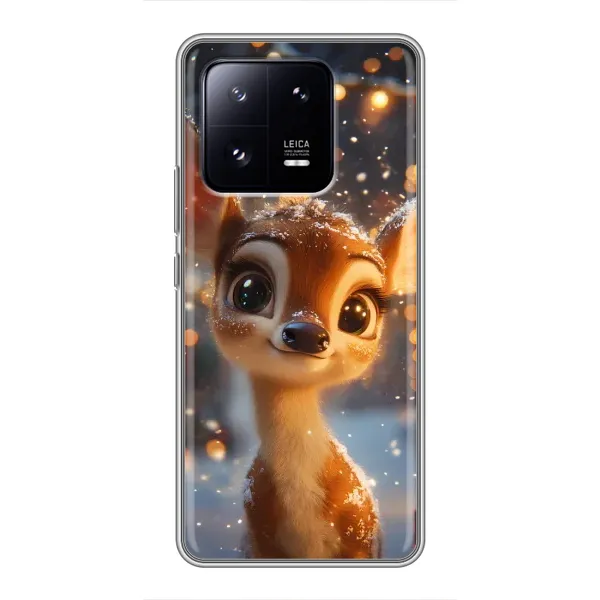 Чехол с принтом «Олененок среди гирлянд» для Xiaomi 13 Pro Чехол с принтом «Олененок среди гирлянд» для Xiaomi 13 Pro