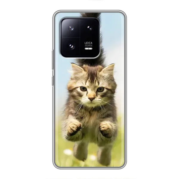 Чохол з принтом «Прижок кота» для Xiaomi 13 Pro Чохол з принтом «Прижок кота» для Xiaomi 13 Pro