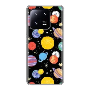 Чохол з принтом «Намальовані планети» для Xiaomi 13 Pro