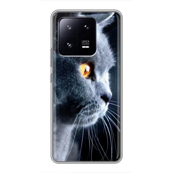 Чохол з принтом «Сірий Кіт» для Xiaomi 13 Pro Чохол з принтом «Сірий Кіт» для Xiaomi 13 Pro