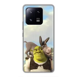 Чохол з мультфільмом Шрек на Xiaomi 13 Pro (Шрек та Осел)
