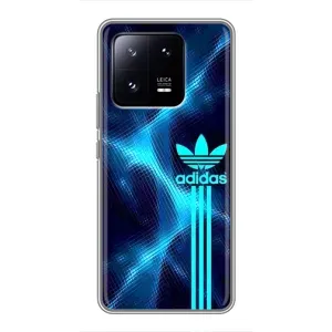 Чехлы Адидас для Xiaomi 13 Pro (AlphaPrint) (Синий Адидас)