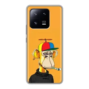 Чехлы с Обезьянами NFT для Xiaomi 13 Pro (AlphaPrint) (Скучающая Обезьяна NFT)