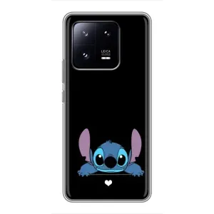 Чохол з принтом Стіч на Xiaomi 13 Pro (Стіч на чорному)