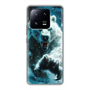 Чехол с картинкой «Хищники» для Xiaomi 13 Pro (Полярный медведь)