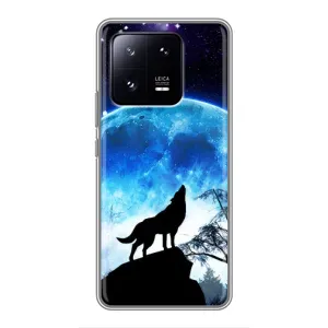 Чохол з принтом «Вовк на місяць» для Xiaomi 13 Pro