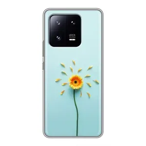 Чехлы с Цветами для Xiaomi 13 Pro (VPrint) (Желтый цветок)