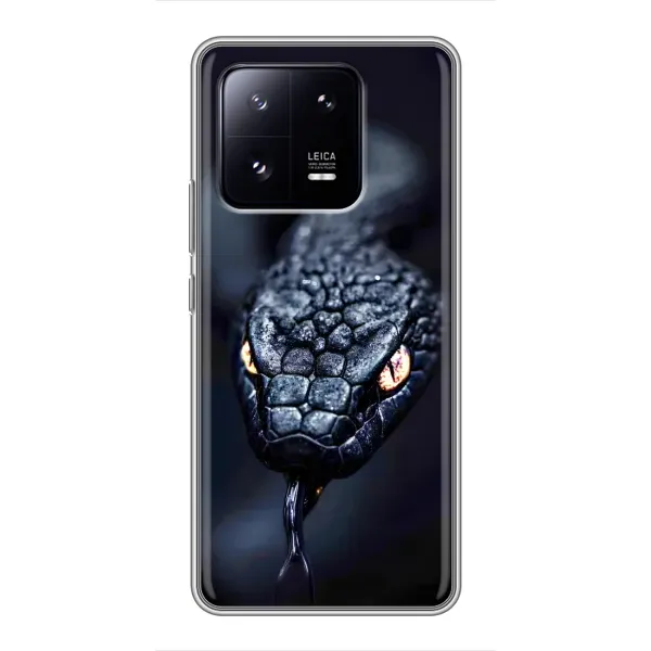 Чохол з принтом «Чорна змія» для Xiaomi 13 Pro Чохол з принтом «Чорна змія» для Xiaomi 13 Pro