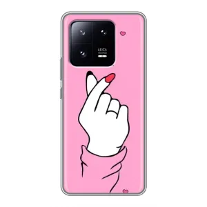 Чохол з принтом для Xiaomi 13 Pro (AlphaPrint - Знак сердечка)