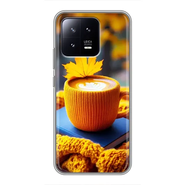 Чохол з принтом «Кава на жовтому пледі» для Xiaomi 13 Чохол з принтом «Кава на жовтому пледі» для Xiaomi 13