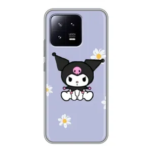 Чехол с кроликом Куроми на Xiaomi 13 (Куроми в цветах)
