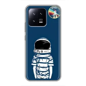 Чехол NASA для Xiaomi 13 (AlphaPrint) (Мальчик в шлеме)